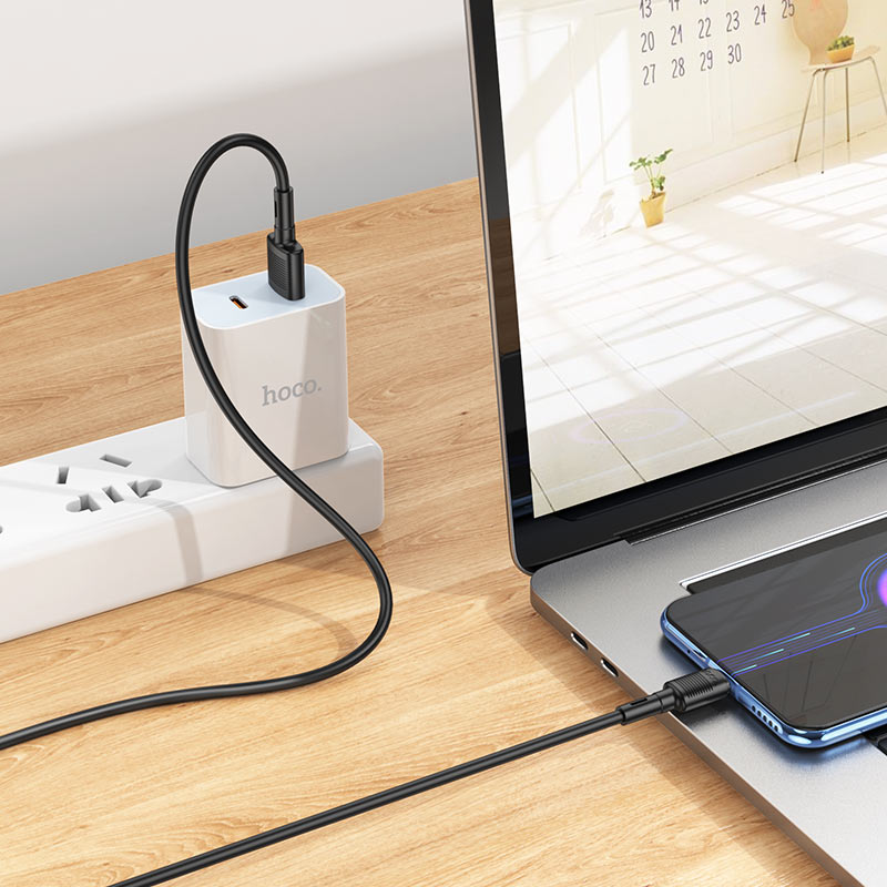 hoco x83 victory charging data cable usb to musb interior