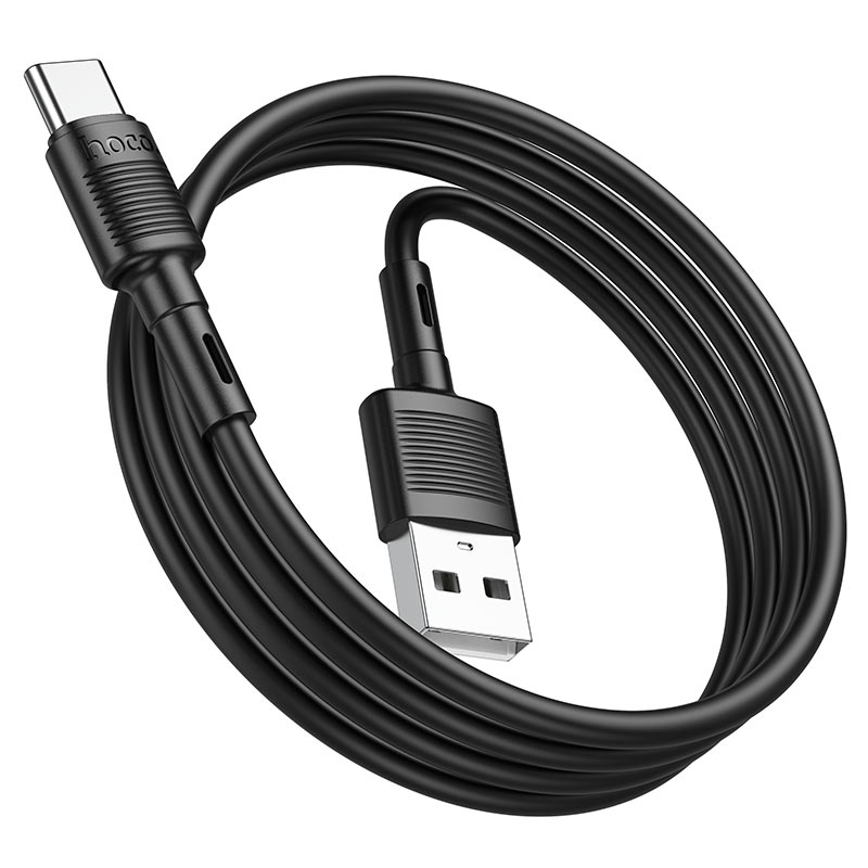 hoco x83 victory charging data cable usb to tc flexible