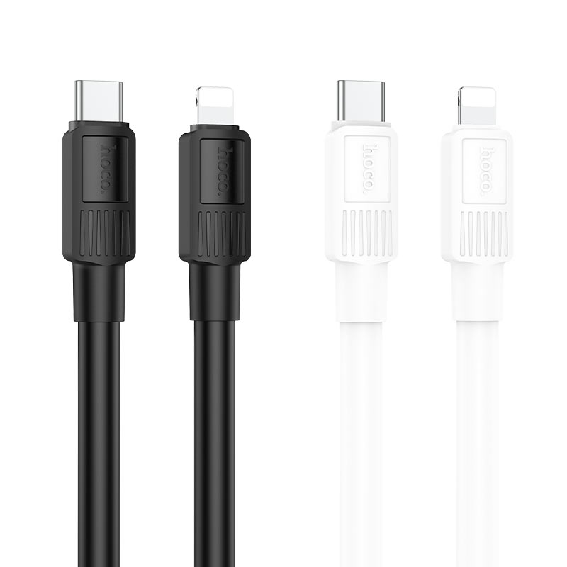 hoco x84 solid pd charging data cable tc to ltn colors