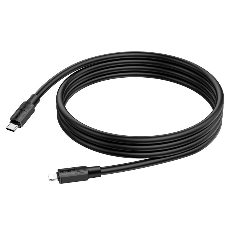 hoco x84 solid pd кабель для зарядки и передачи данных tc на ltn гибкий