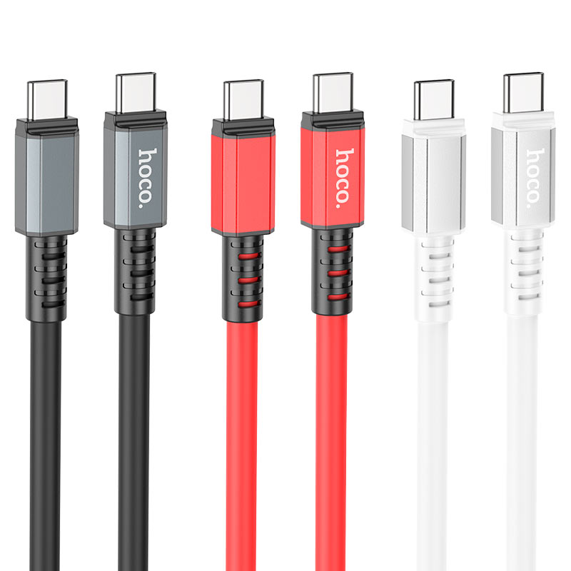 hoco x85 strength 60w charging data cable tc to tc colors