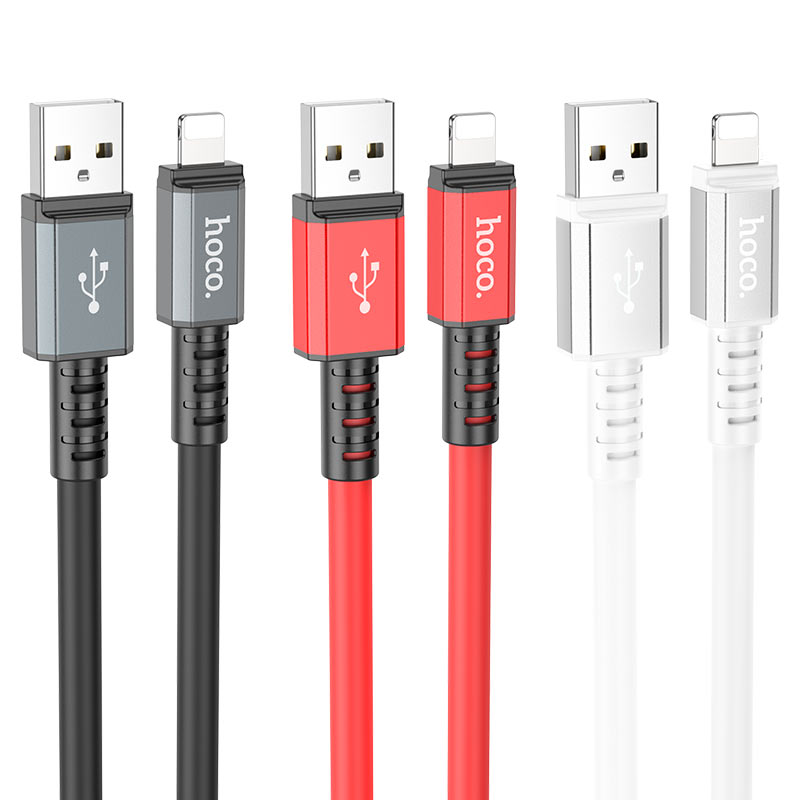 hoco x85 strength charging data cable usb to ltn colors