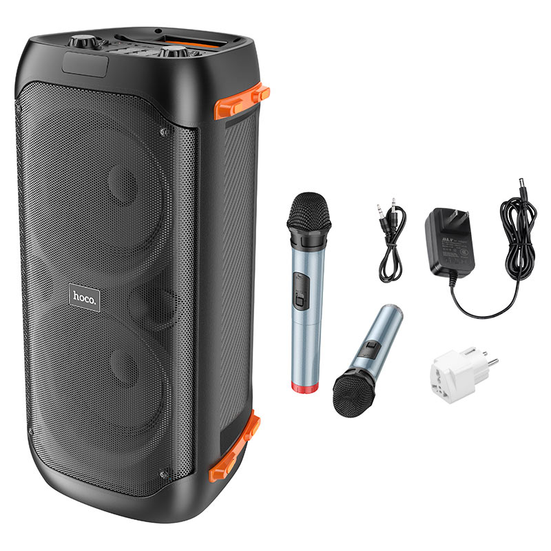 hoco bs53 manhattan wireless dual mic outdoor bt speaker package contents