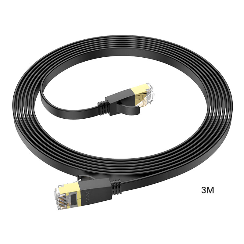 hoco us07 general pure copper flat network cable 3m