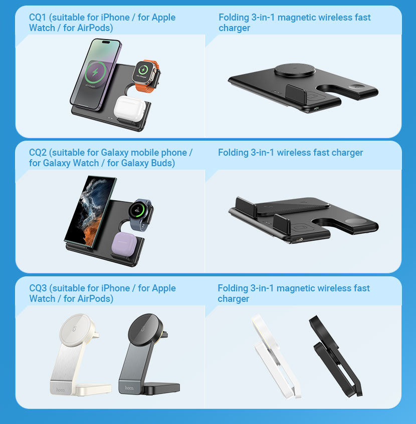 hoco news all in one fast wireless chargers en