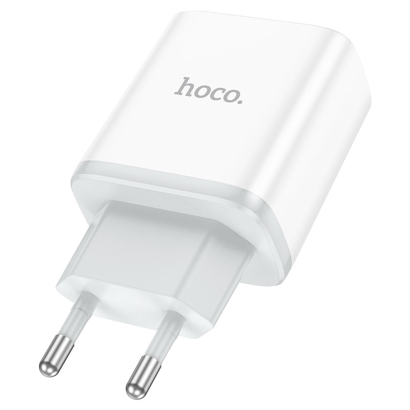 hoco c105a stage dual port pd20w qc3 wall charger eu plug