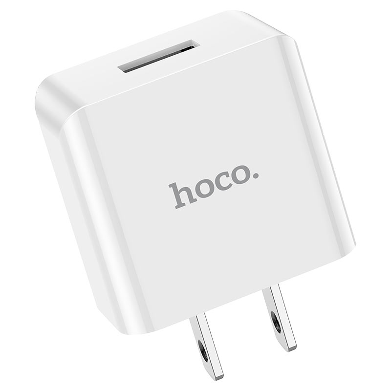 hoco c106 leisure single port wall charger us housing