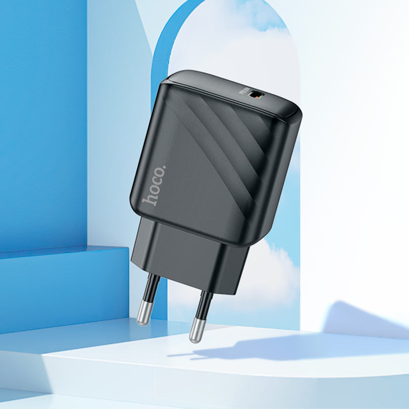 hoco cs22a value pd30w single port wall charger eu overview