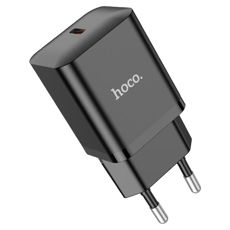 hoco n27 innovative pd20w single port wall charger eu plug