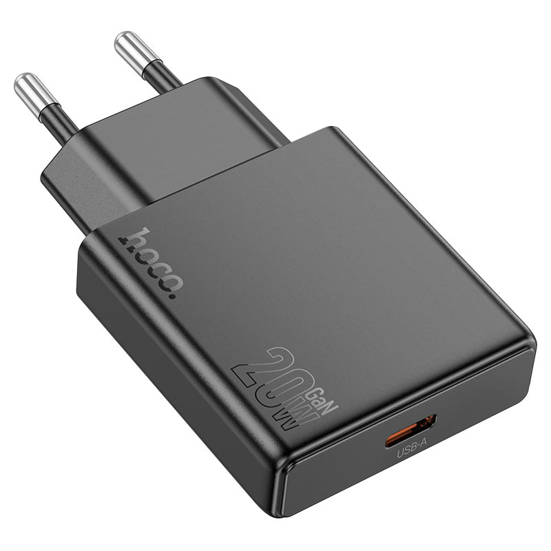 hoco n37 delgado pd20w single port wall charger eu plug