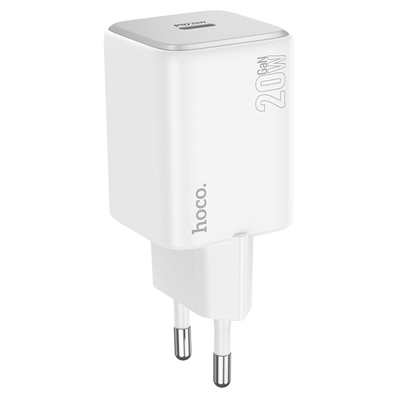 hoco n40 mighty pd20w single port wall charger eu housing