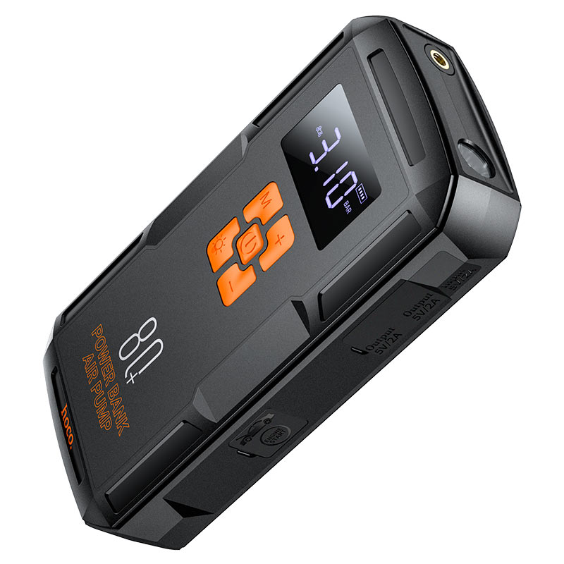 20000mAh Car Jump Starter & Portable Power Bank - 12V With 300A Peak, LED Flashlight