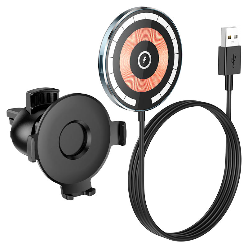 hoco cw42 de magnetic car wireless charger kit