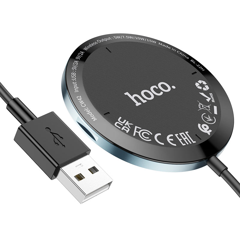 hoco cw42 de magnetic car wireless charger specs