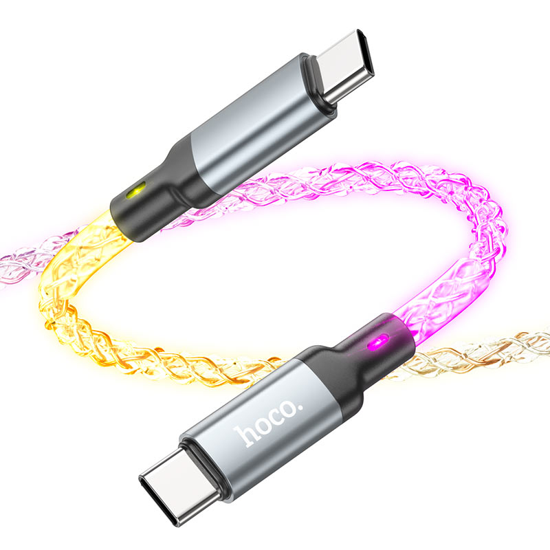 hoco u112 shine 60w charging data cable tc tc