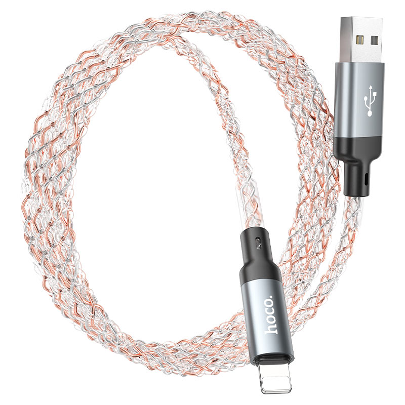 hoco u112 shine charging data cable usb ltn wire