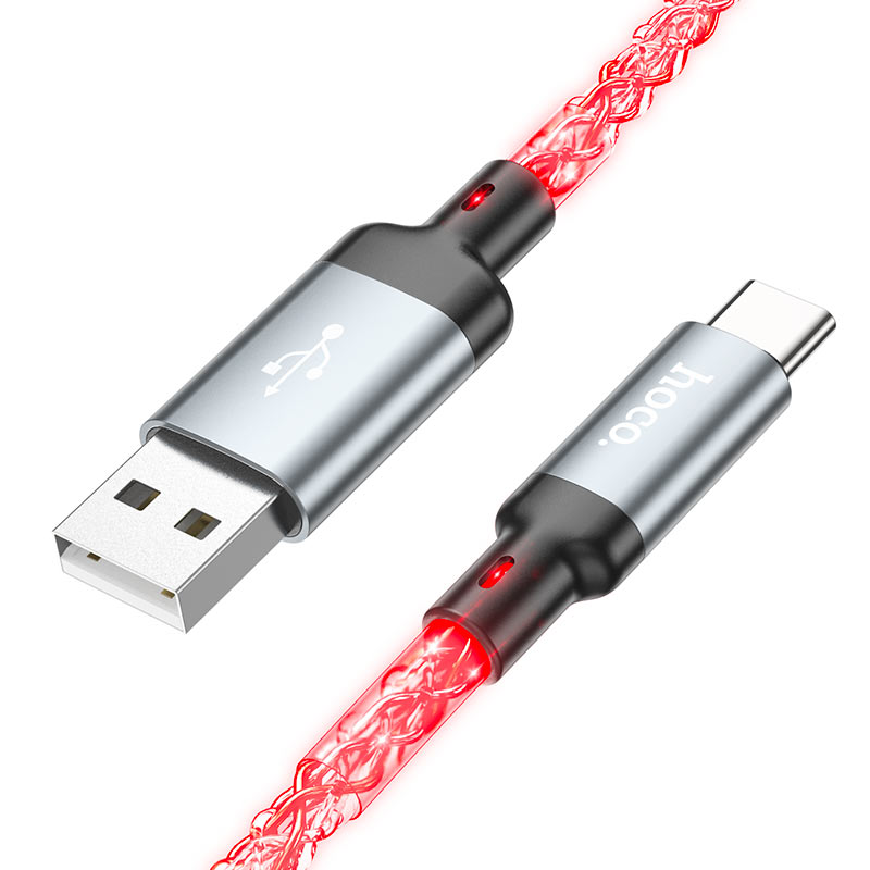 hoco u112 shine charging data cable usb tc connectors