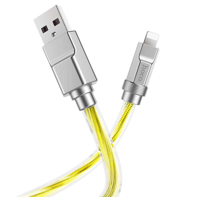 hoco u113 solid charging data cable usb ltn wire