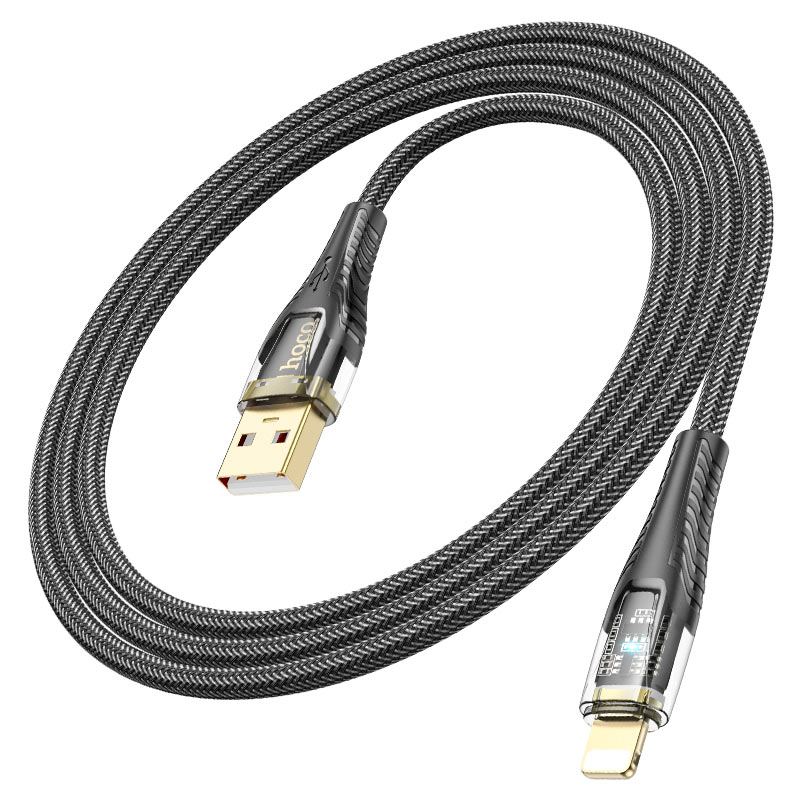 hoco u121 gold standard tde charging data cable usb ltn wire