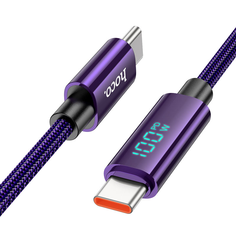 hoco u125 benefit 100w charging data cable tc tc