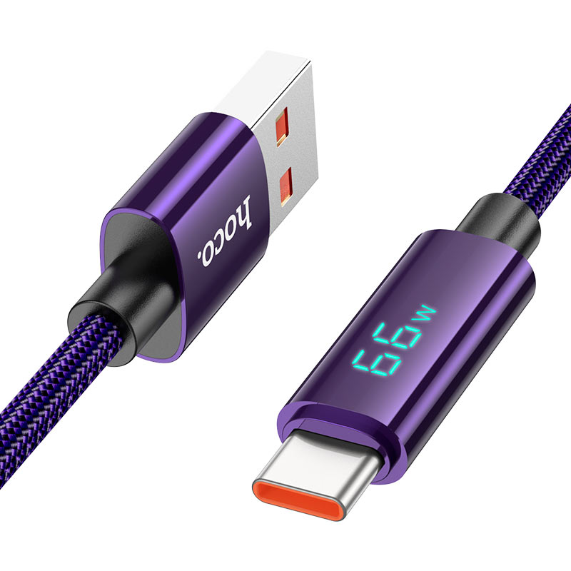 hoco u125 benefit 5a charging data cable usb tc