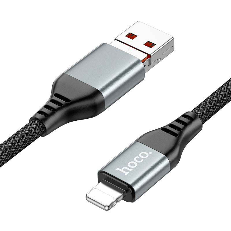 hoco u128 viking 2in1 charging data cable usb tc to ltn connectors