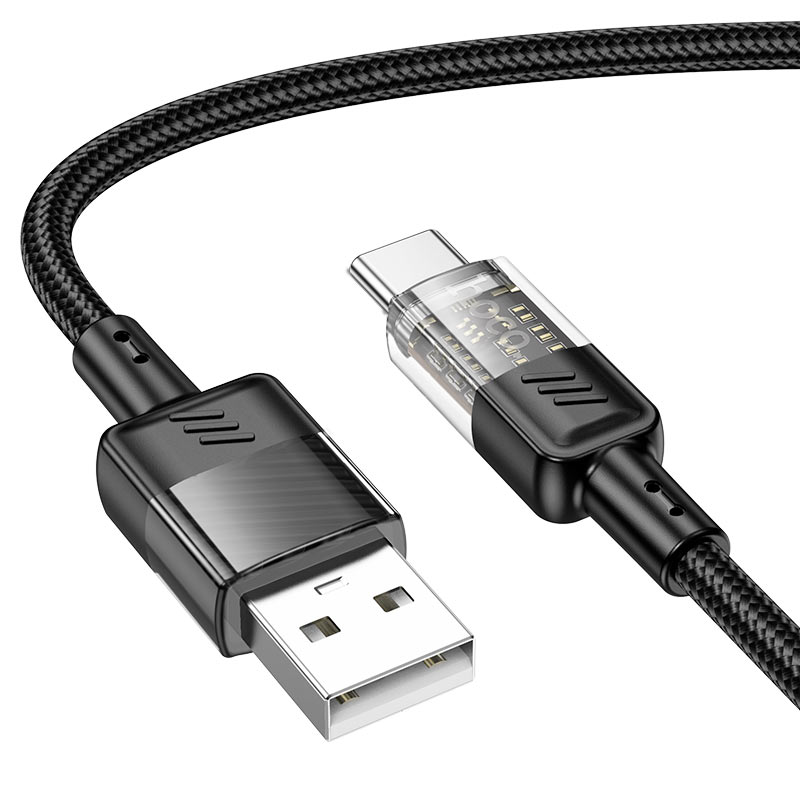 hoco u129 spirit charging data cable usb tc connectors