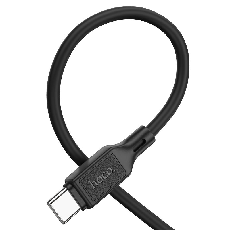 hoco x90 cool 60w silicone charging data cable tc tc joint