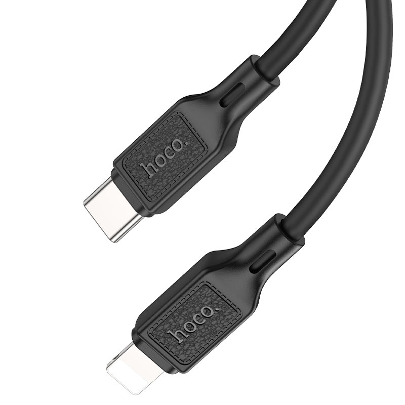 hoco x90 cool pd silicone charging data cable tc ltn