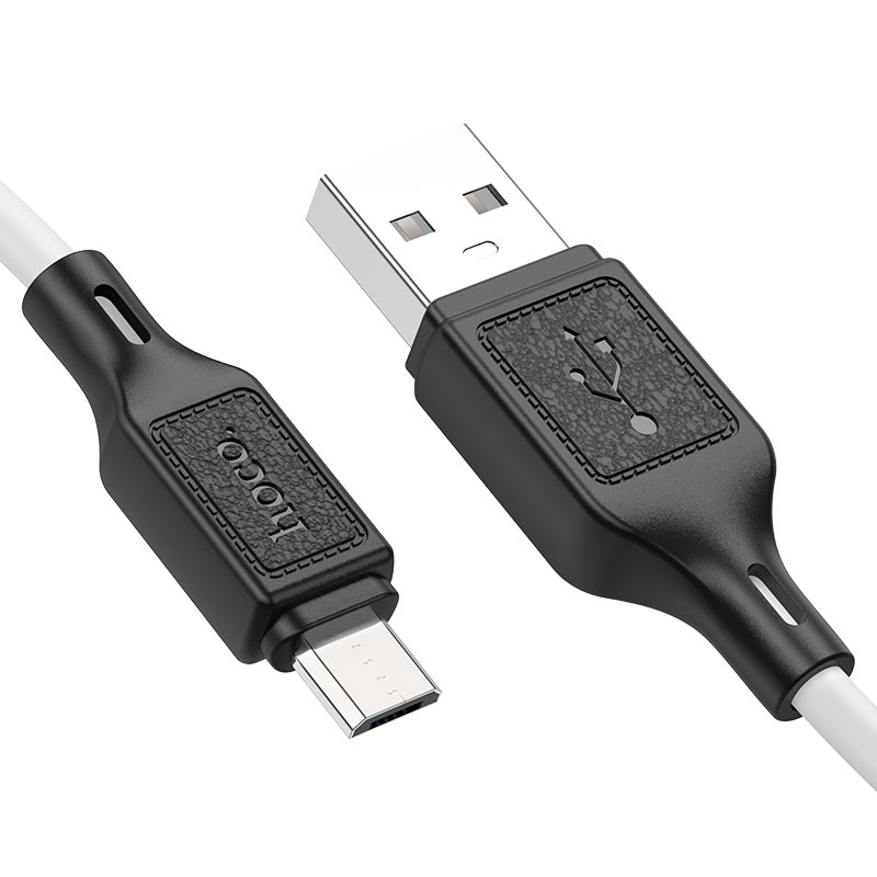 hoco x90 cool silicone charging data cable usb musb connectors