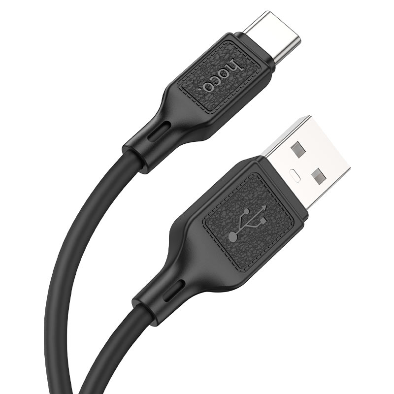 hoco x90 cool silicone charging data cable usb tc