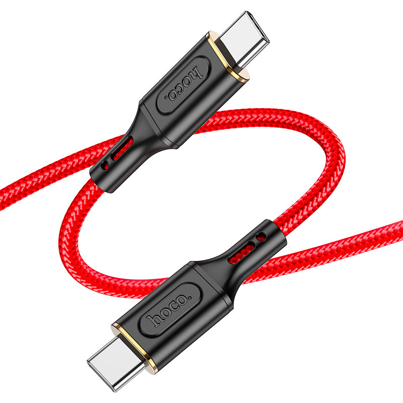 hoco x95 goldentop 60w charging data cable tc tc joints