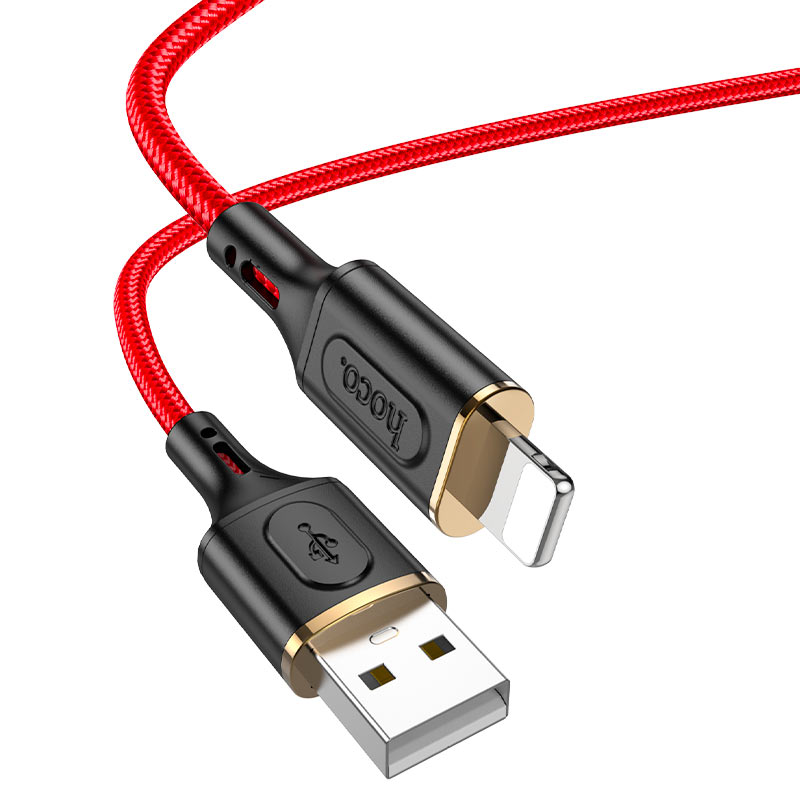 hoco x95 goldentop charging data cable usb ltn