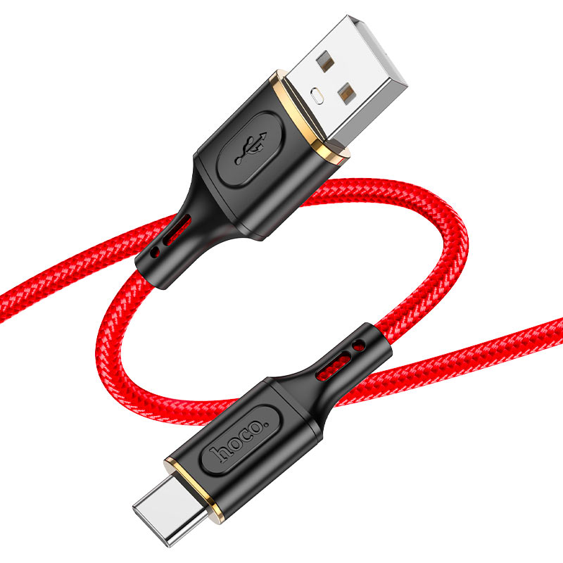 hoco x95 goldentop charging data cable usb tc joints