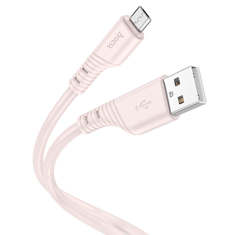 hoco x97 crystal color silicone charging data cable usb musb