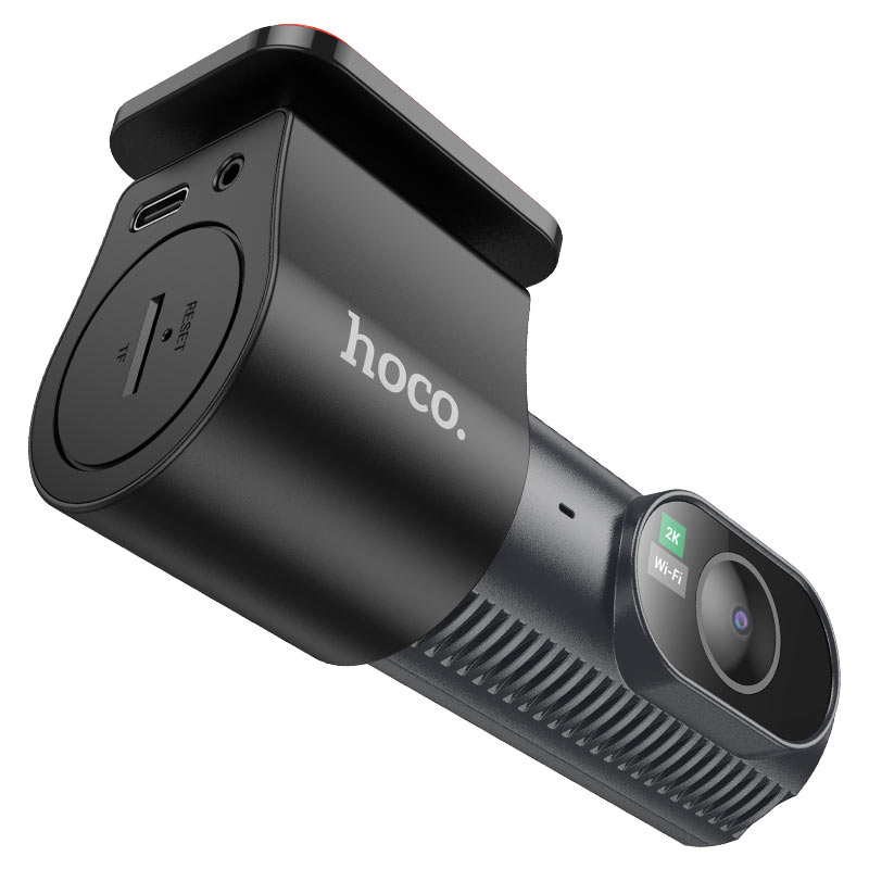hoco dv8 2k display hidden driving recorder with rear camera black