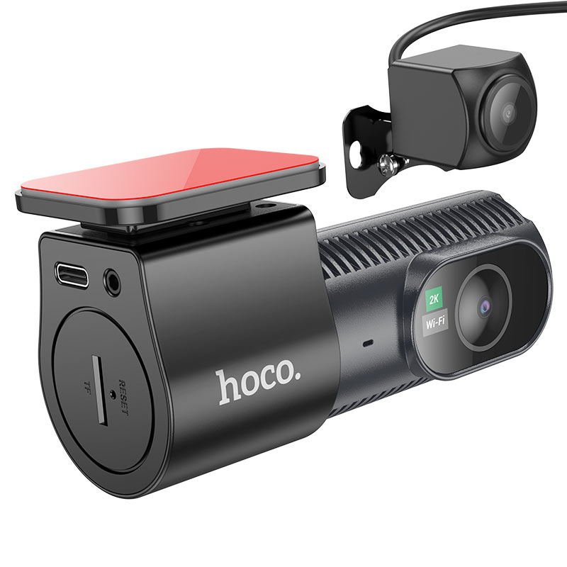 hoco dv8 2k display hidden driving recorder with rear camera