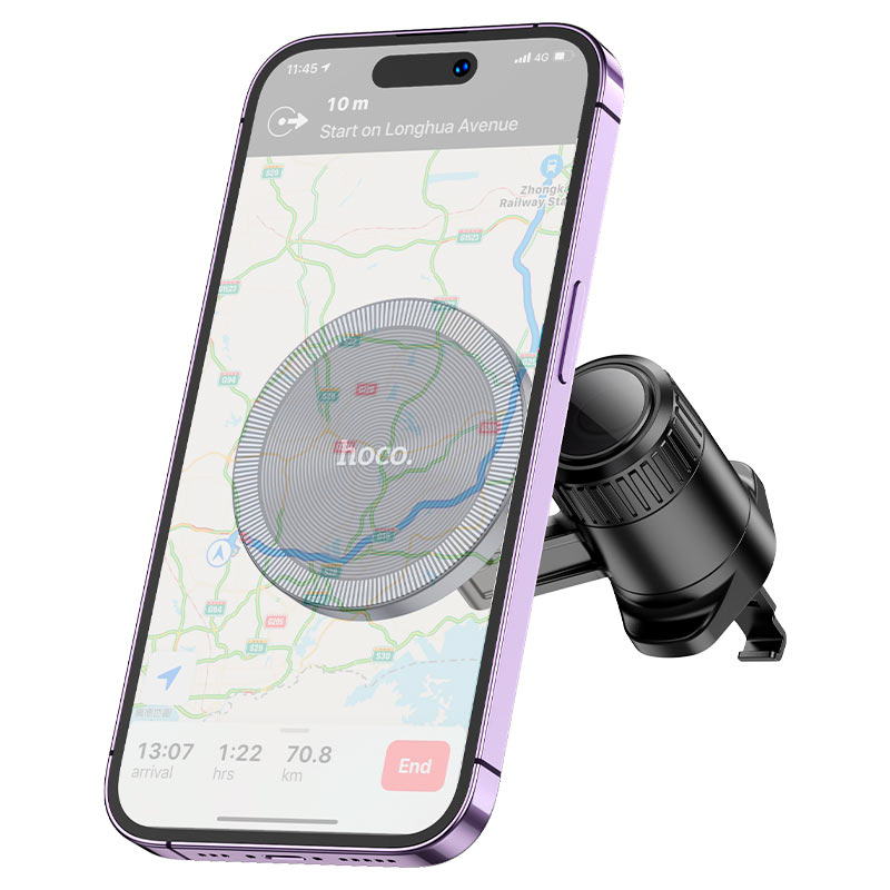 hoco h23 alma car air outlet magnetic phone holder overview