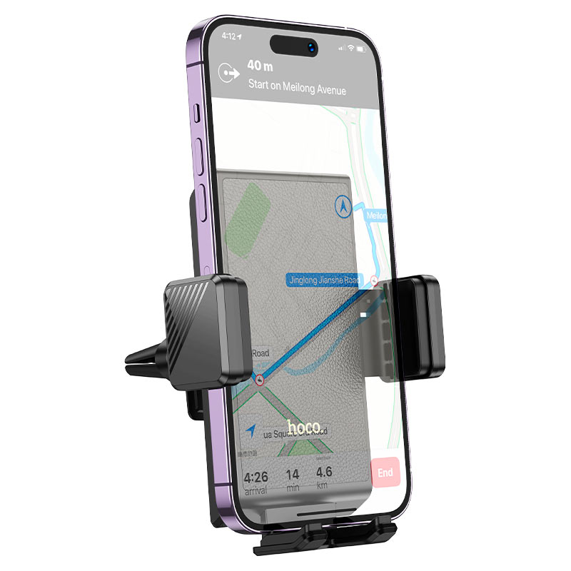 hoco h48 precious car air outlet phone holder overview