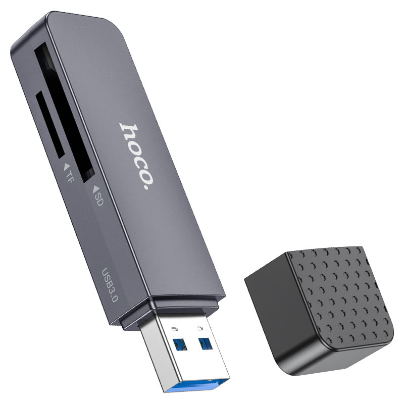 hoco hb45 spirit 2in1 usb card reader overview