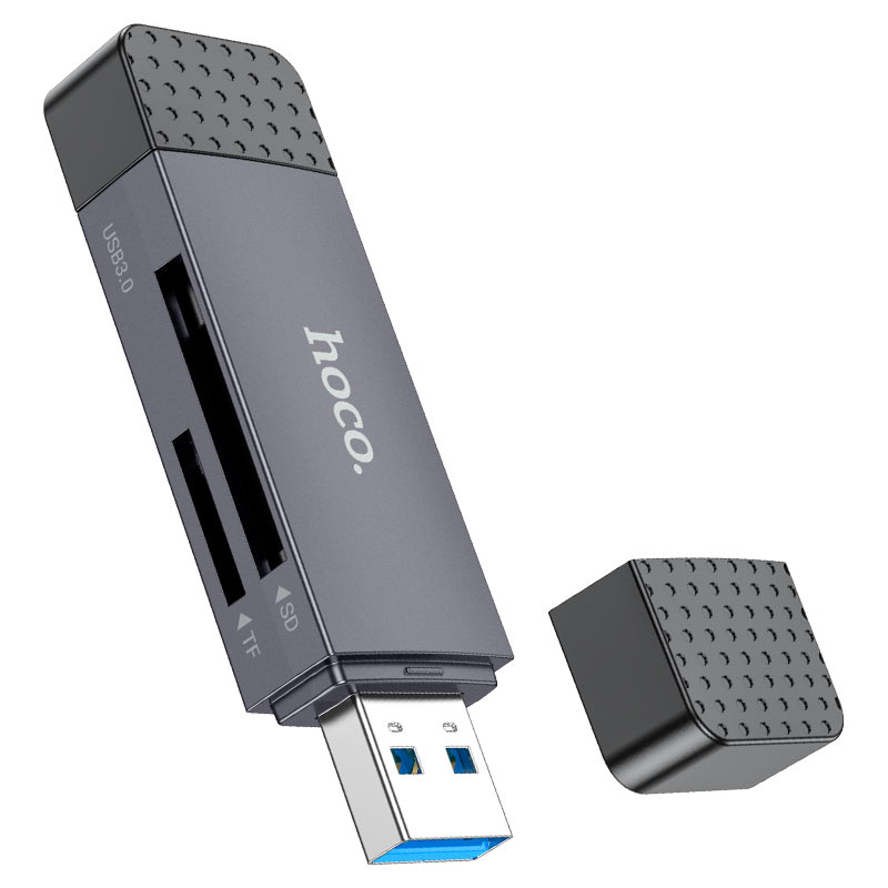 hoco hb45 spirit 2in1 usb tc card reader overview