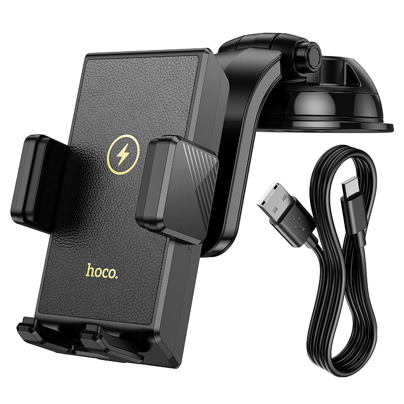 hoco hw22 precious car center console wireless charging holder accessories