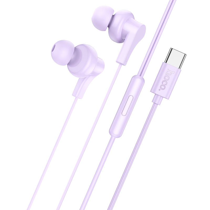 hoco m114 jia universal digital tc earphones