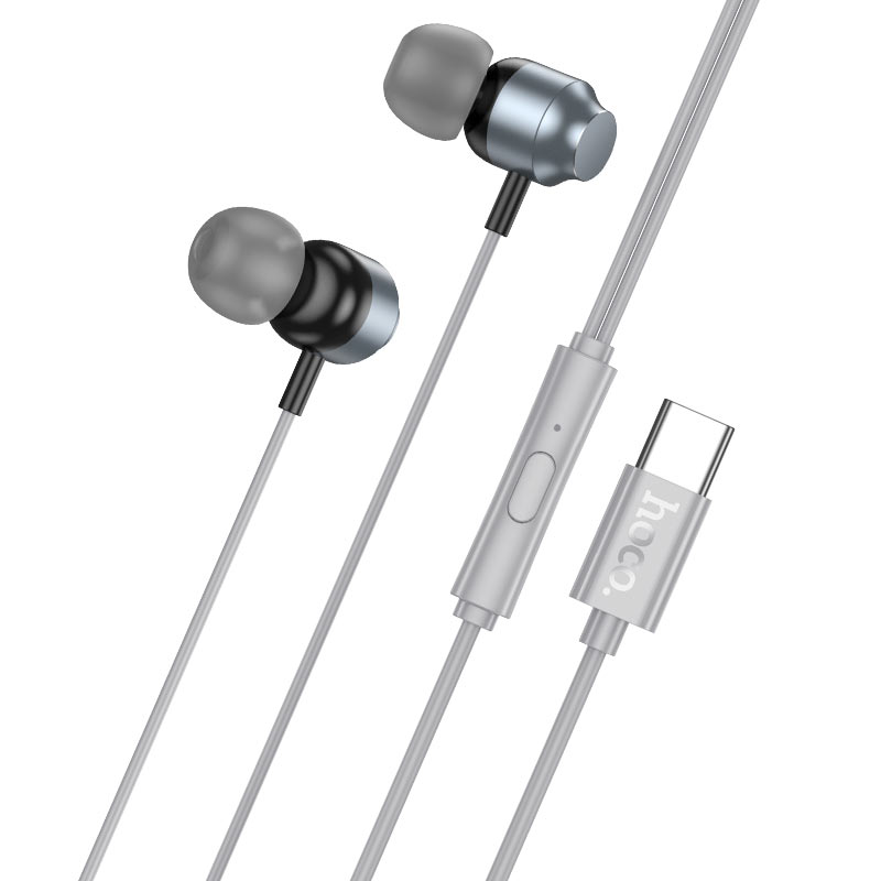 hoco m122 power metal universal digital tc earphones