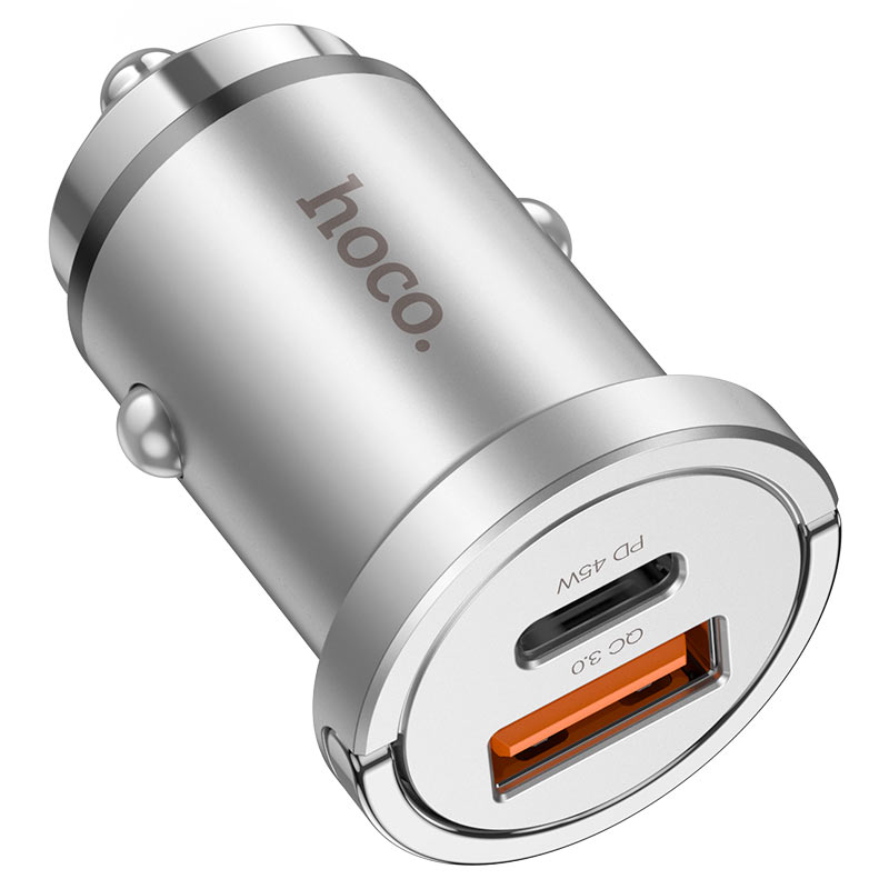 hoco nz10 handy pd45w 2port car charger shell