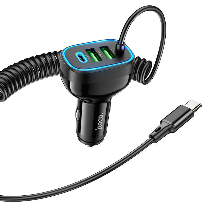 hoco nz11a guide pd30w car charger tc cable ports