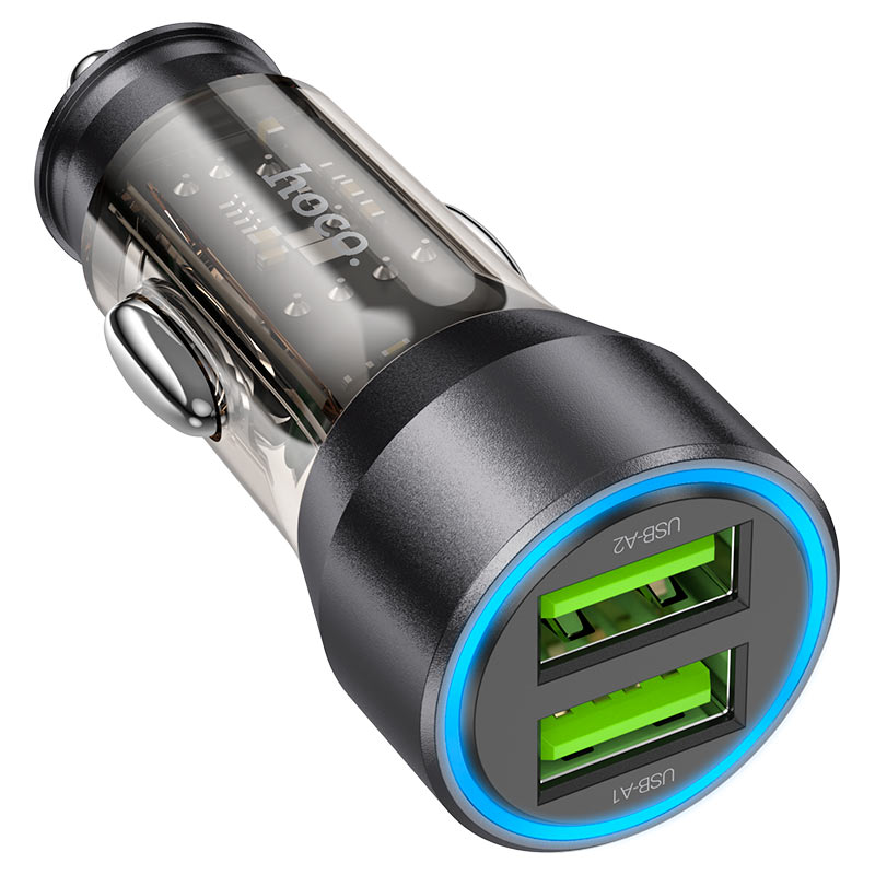 hoco nz12 prosperity 36w 2port car charger ports