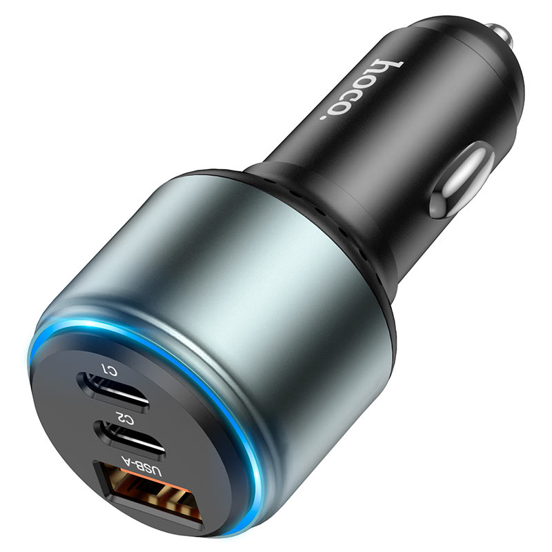 hoco nz9 galloper 95w 3 port car charger overview