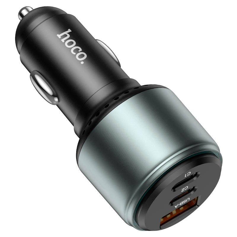 hoco nz9 galloper 95w 3 port car charger shell