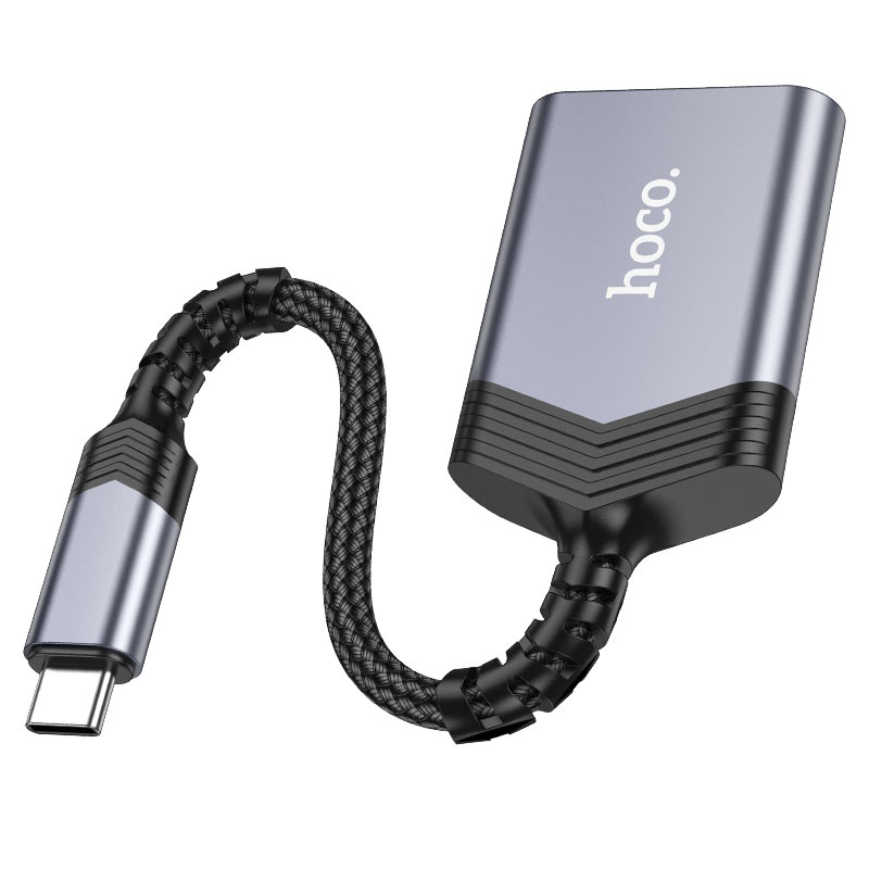 hoco ua25 card reader 2in1 tc to tf sd adapter